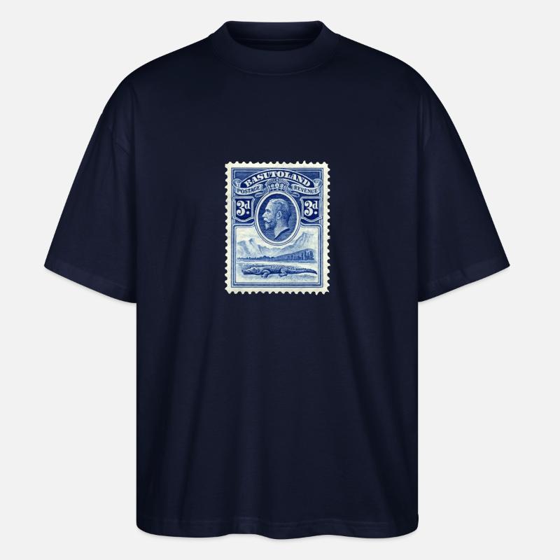 Briefmarke - Stanley/Stella Oversized Unisex Bio T-Shirt Blaster 2.0 - Navy