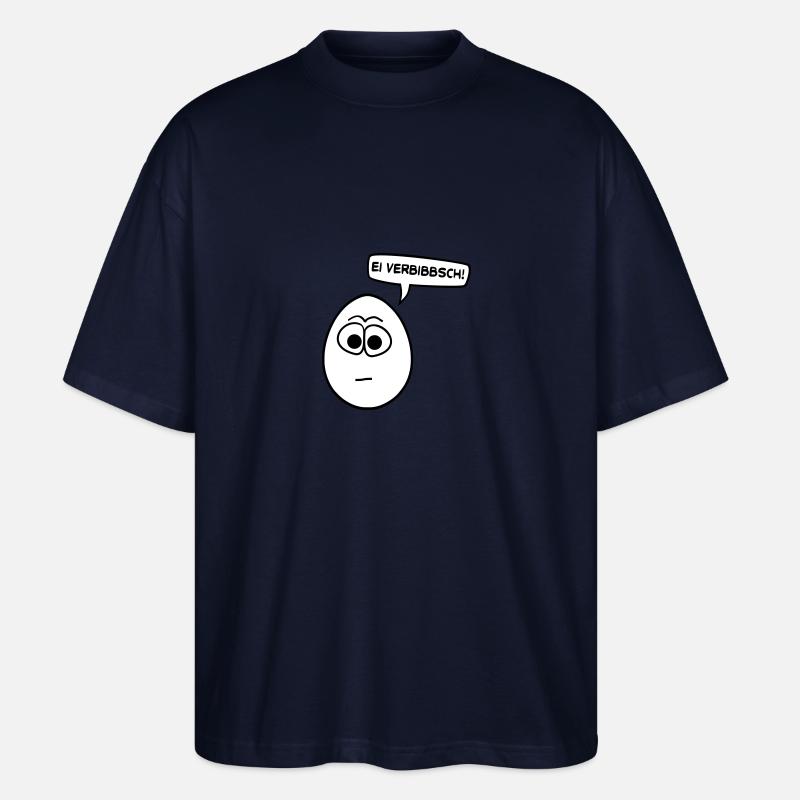 Ei verbibbsch - thEggs - Stanley/Stella Oversized Unisex Bio T-Shirt Blaster 2.0 - Navy