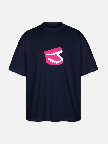 Mordre - T-shirt bio Blaster 2.0 coupe oversize Stanley/Stella Unisexe - marine