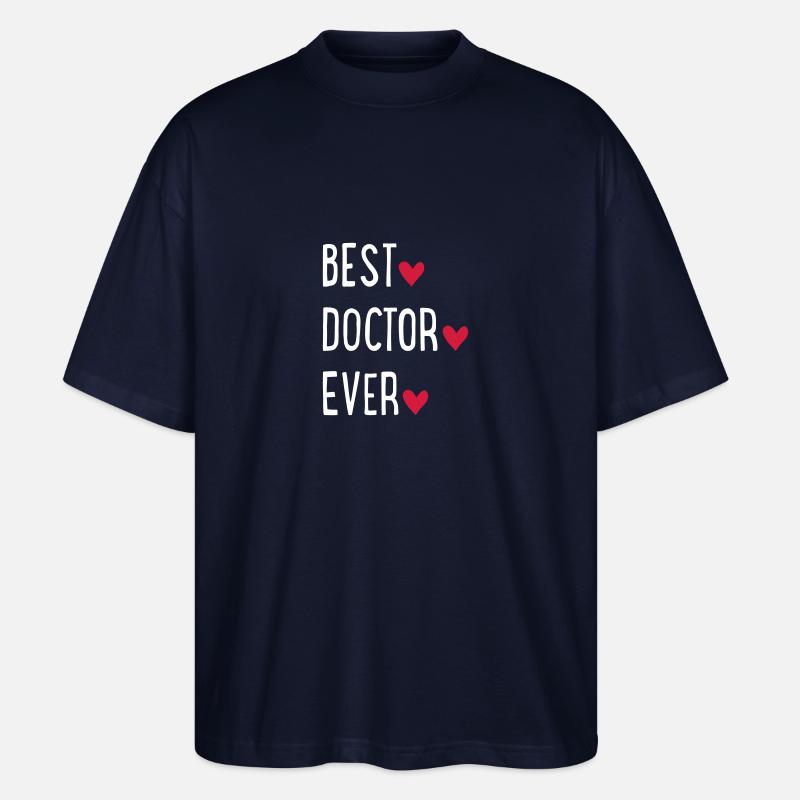 médecin - T-shirt bio Blaster 2.0 coupe oversize Stanley/Stella Unisexe - marine