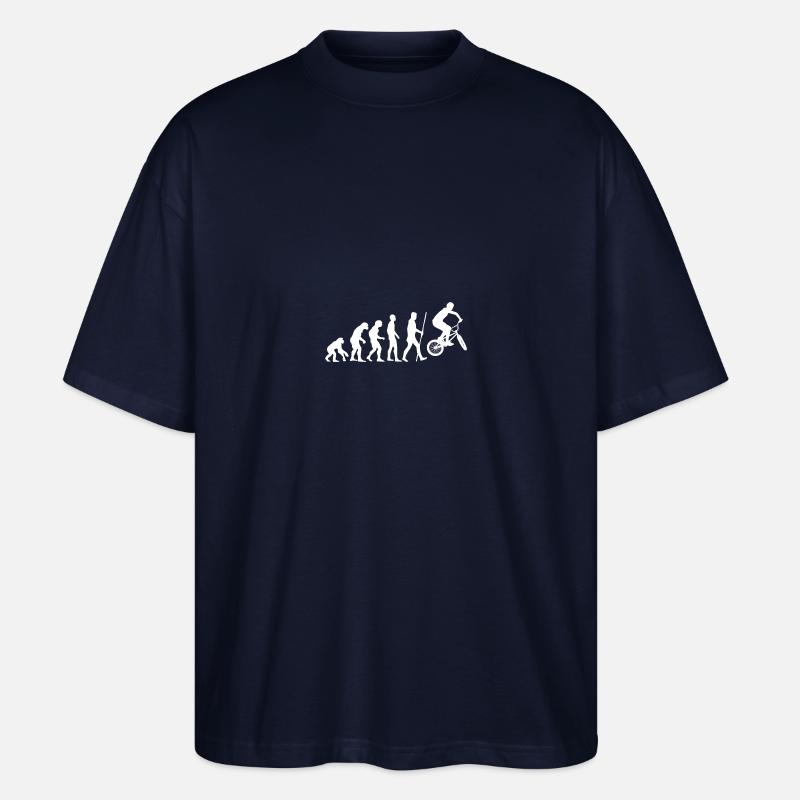 Evolution BMX - Stanley/Stella Oversized Unisex Organic T-shirt Blaster 2.0 - navy