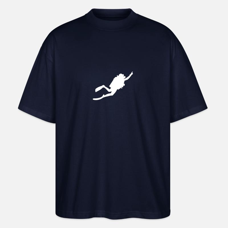 taucher - Stanley/Stella Oversized Unisex Bio T-Shirt Blaster 2.0 - Navy