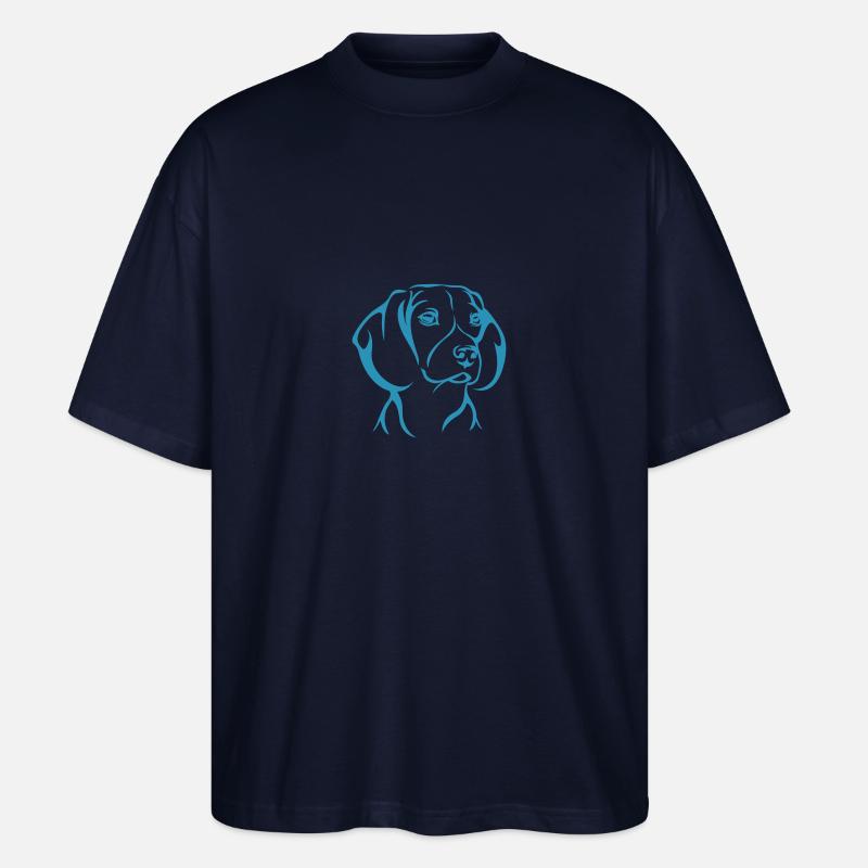 Beagle - Stanley/Stella Oversized Unisex Bio T-Shirt Blaster 2.0 - Navy