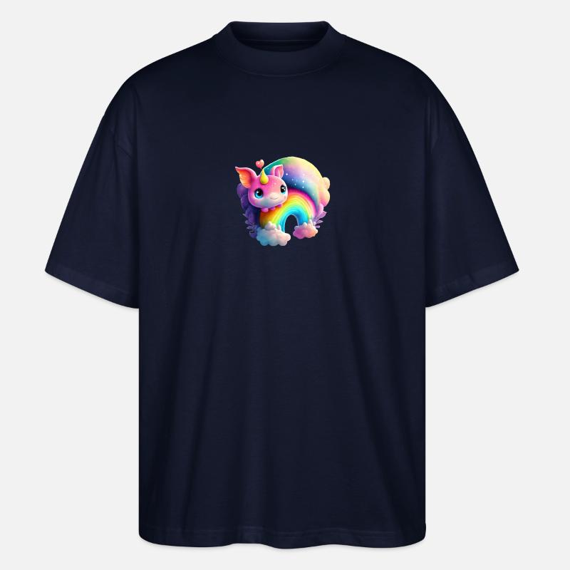 Regenbogen - Stanley/Stella Oversized Unisex Bio T-Shirt Blaster 2.0 - Navy