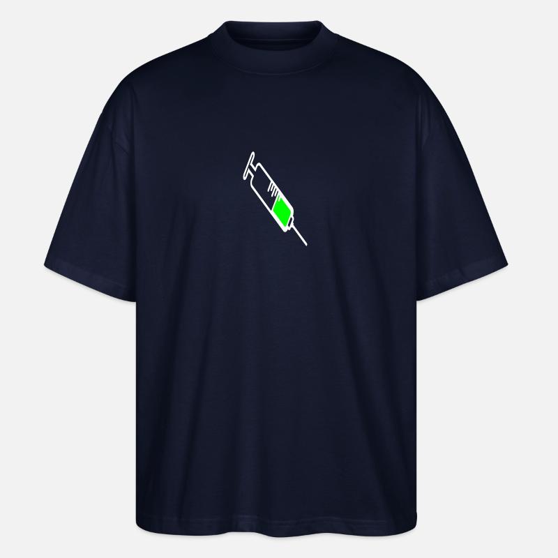seringue2 - Stanley/Stella Oversized Unisex Bio T-Shirt Blaster 2.0 - Navy