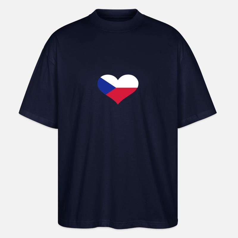 Tschechien - Stanley/Stella Oversized Unisex Bio T-Shirt Blaster 2.0 - Navy