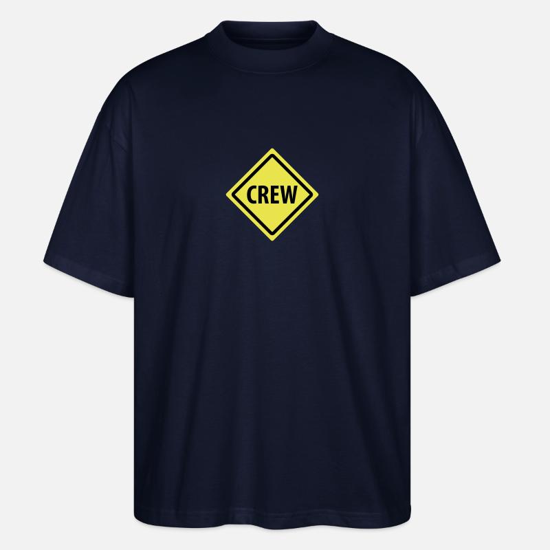 crew roadsign - Stanley/Stella Oversized Unisex Bio T-Shirt Blaster 2.0 - Navy