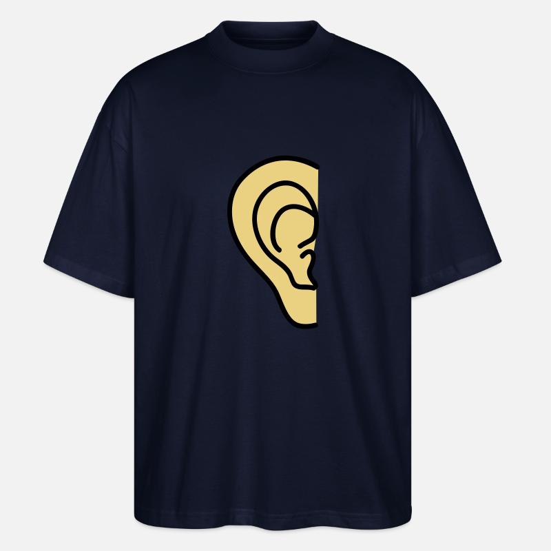 ear - Stanley/Stella Oversized Unisex Bio T-Shirt Blaster 2.0 - Navy