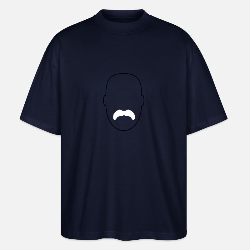 Walrus Beard 2 - Stanley/Stella Oversized Unisex Bio T-Shirt Blaster 2.0 - Navy