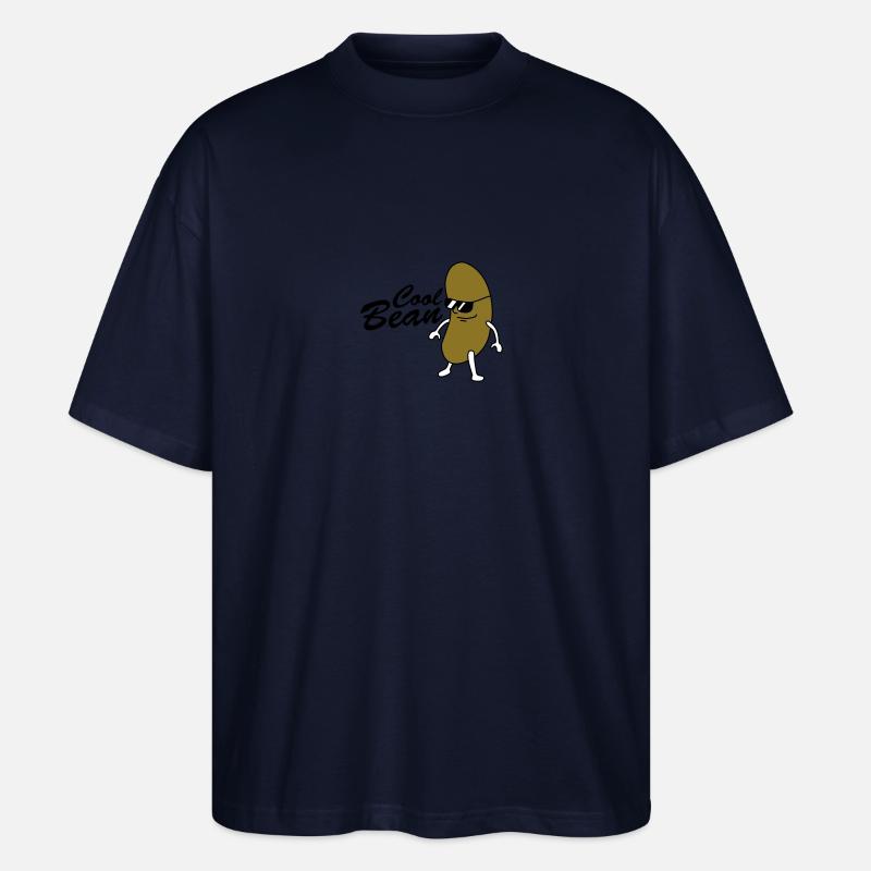 Cool Bean Boss - Stanley/Stella Oversized Unisex Bio T-Shirt Blaster 2.0 - Navy