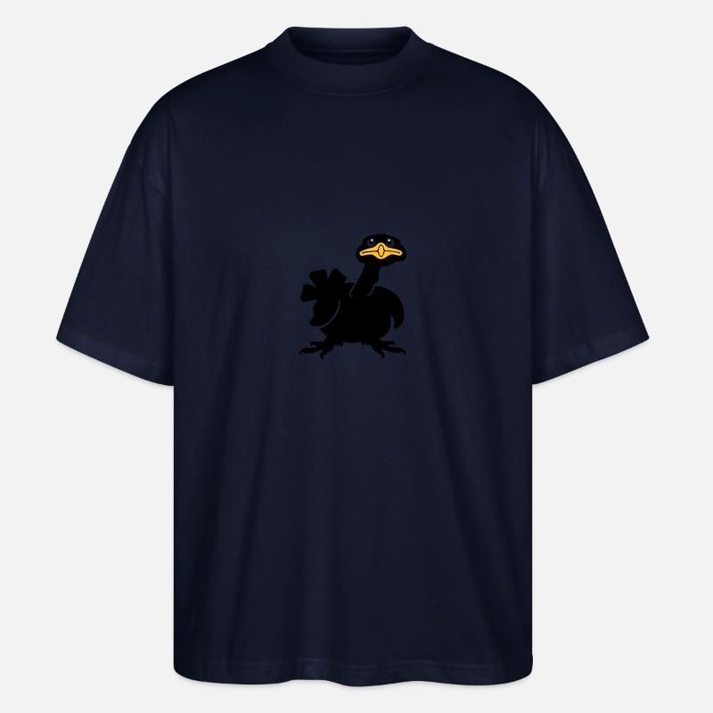 dinde / Turkey (3c) - T-shirt bio Blaster 2.0 coupe oversize Stanley/Stella Unisexe - marine