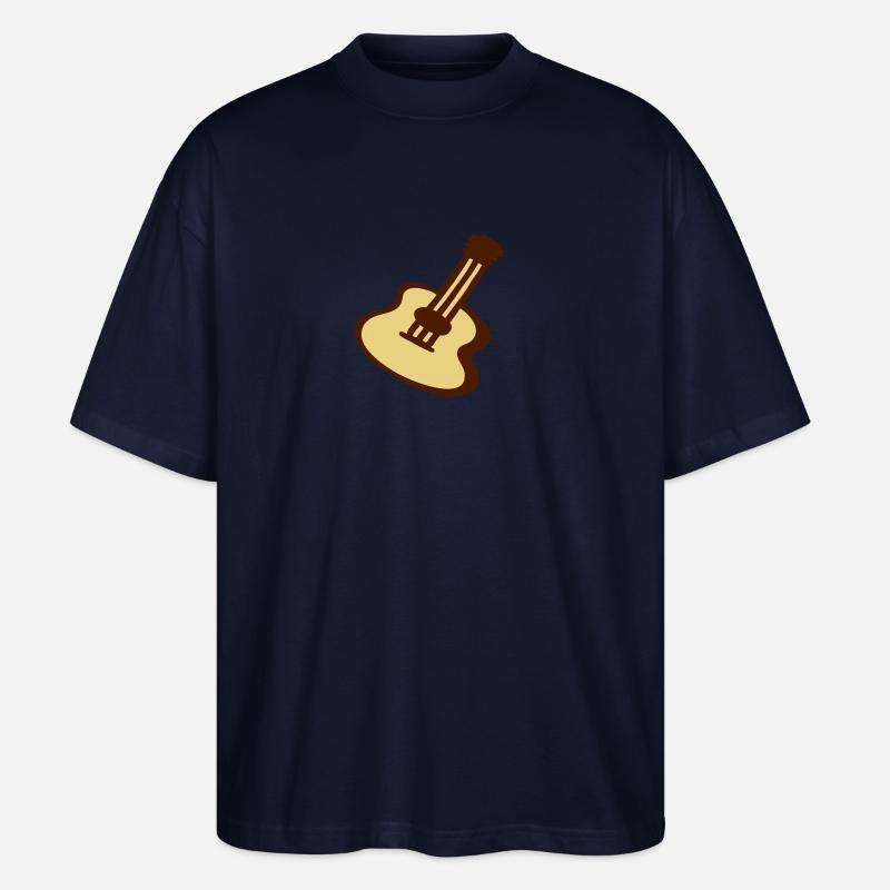 Gitarre - Stanley/Stella Oversized Unisex Bio T-Shirt Blaster 2.0 - Navy