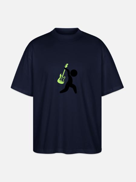Rockstar (2c)++2013 - Stanley/Stella Oversized Unisex Organic T-shirt Blaster 2.0 - navy