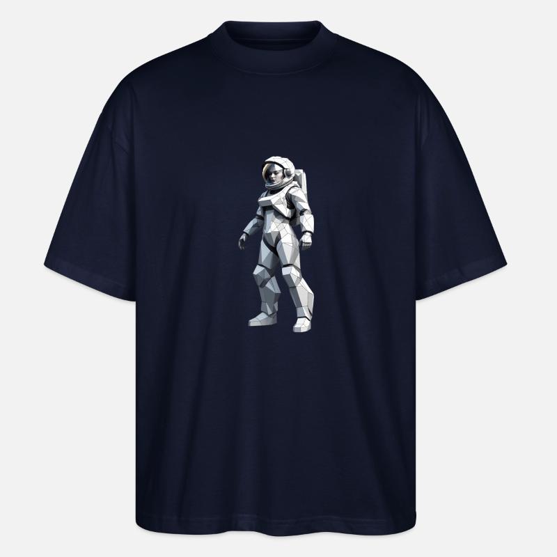 Astronaut - Beruf Design Sticker - Stanley/Stella Oversized Unisex Bio T-Shirt Blaster 2.0 - Navy