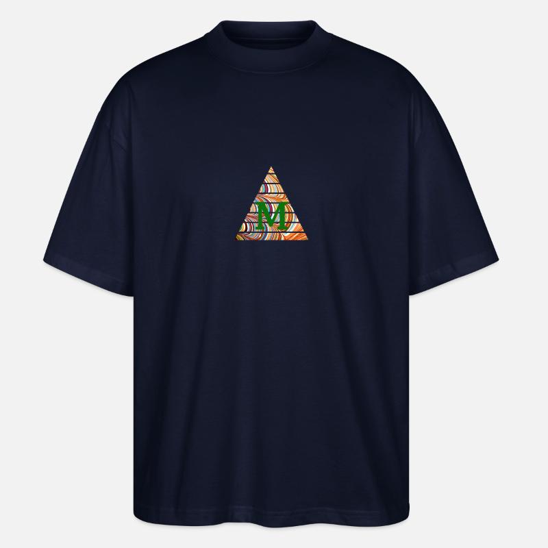 Dreieck E 56 m - Stanley/Stella Oversized Unisex Organic T-shirt Blaster 2.0 - navy