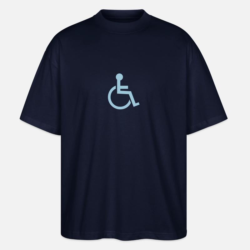 rollstuhl - Stanley/Stella Oversized Unisex Bio T-Shirt Blaster 2.0 - Navy