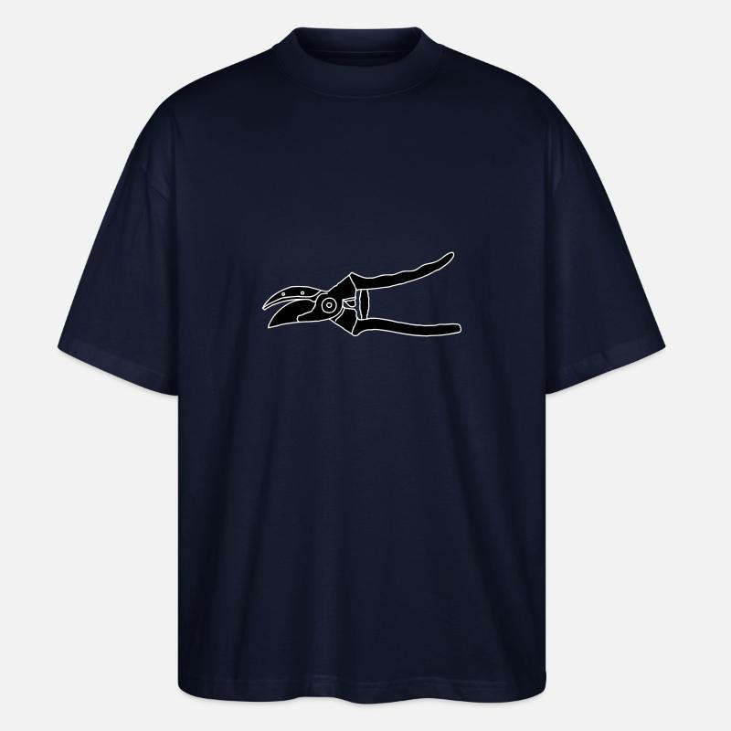 Gartenschere 2 - Stanley/Stella Oversized Unisex Bio T-Shirt Blaster 2.0 - Navy