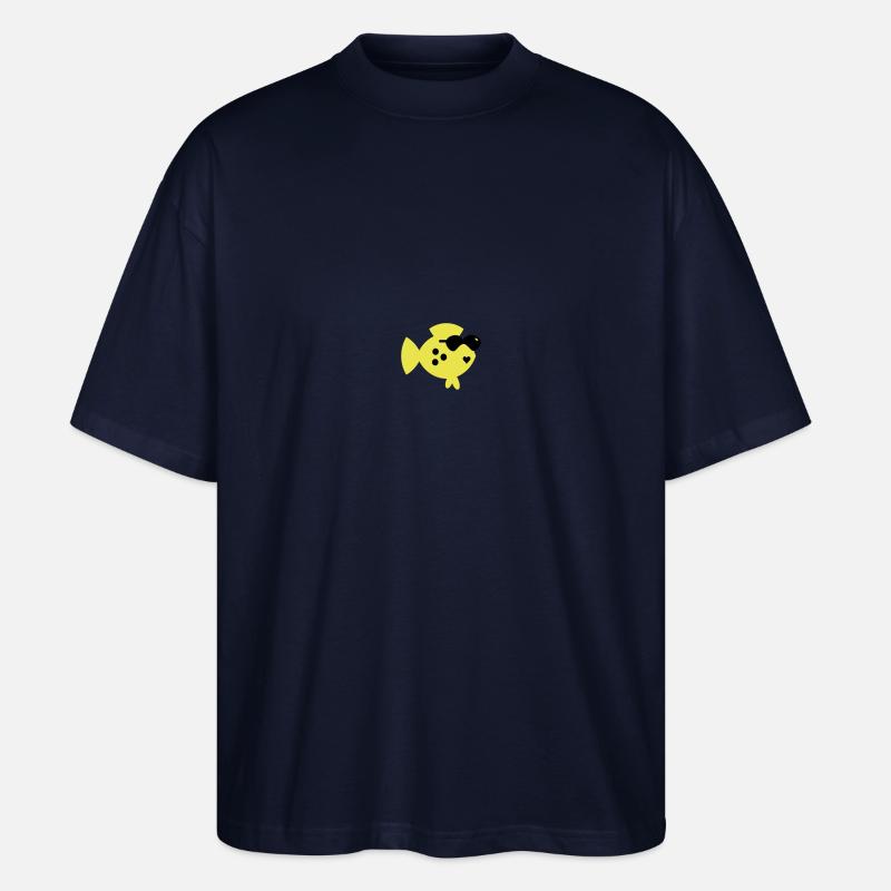Blindfisch / blind fish (2c) - Stanley/Stella Oversized Unisex Bio T-Shirt Blaster 2.0 - Navy