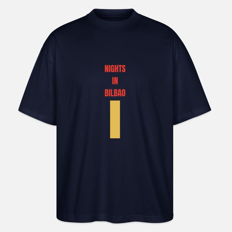 Nächte in Bilbao - Stanley/Stella Oversized Unisex Bio T-Shirt Blaster 2.0 - Navy