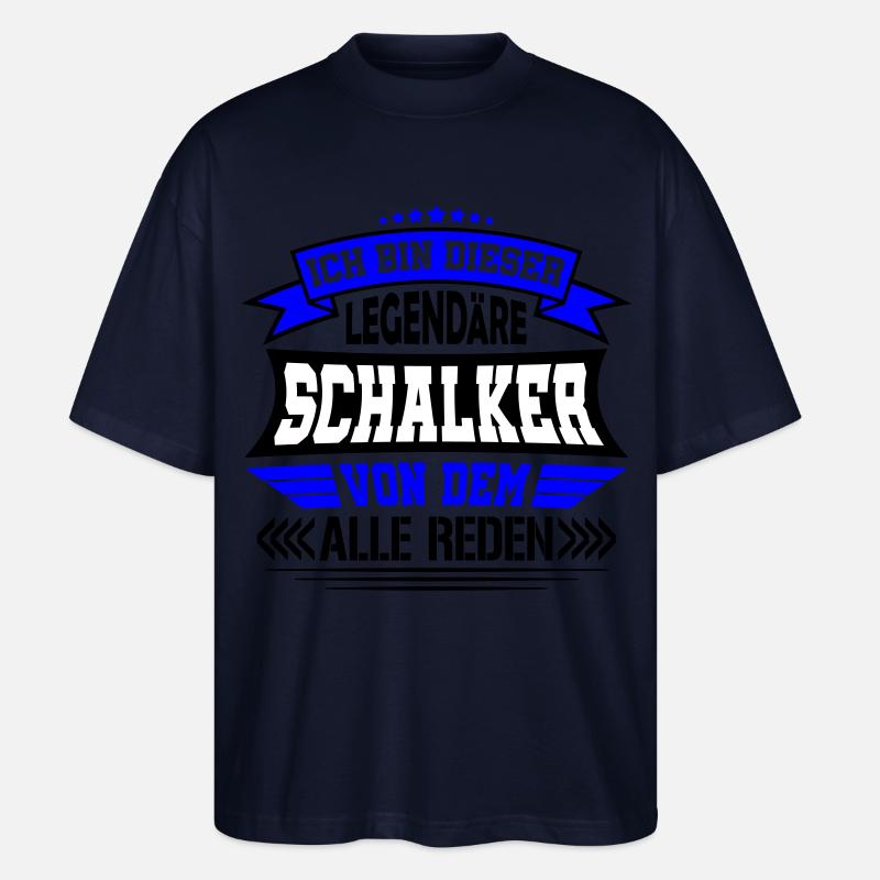 Legendärer Schalker | Farben änderbar - Stanley/Stella Oversized Unisex Bio T-Shirt Blaster 2.0 - Navy