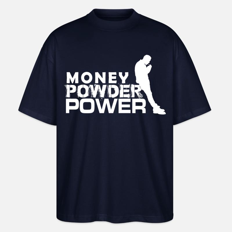 MPP blanc - T-shirt bio Blaster 2.0 coupe oversize Stanley/Stella Unisexe - marine