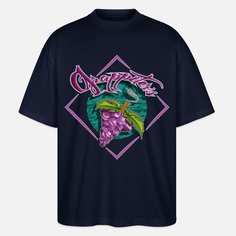 Grap2Caps2 - T-shirt bio Blaster 2.0 coupe oversize Stanley/Stella Unisexe - marine