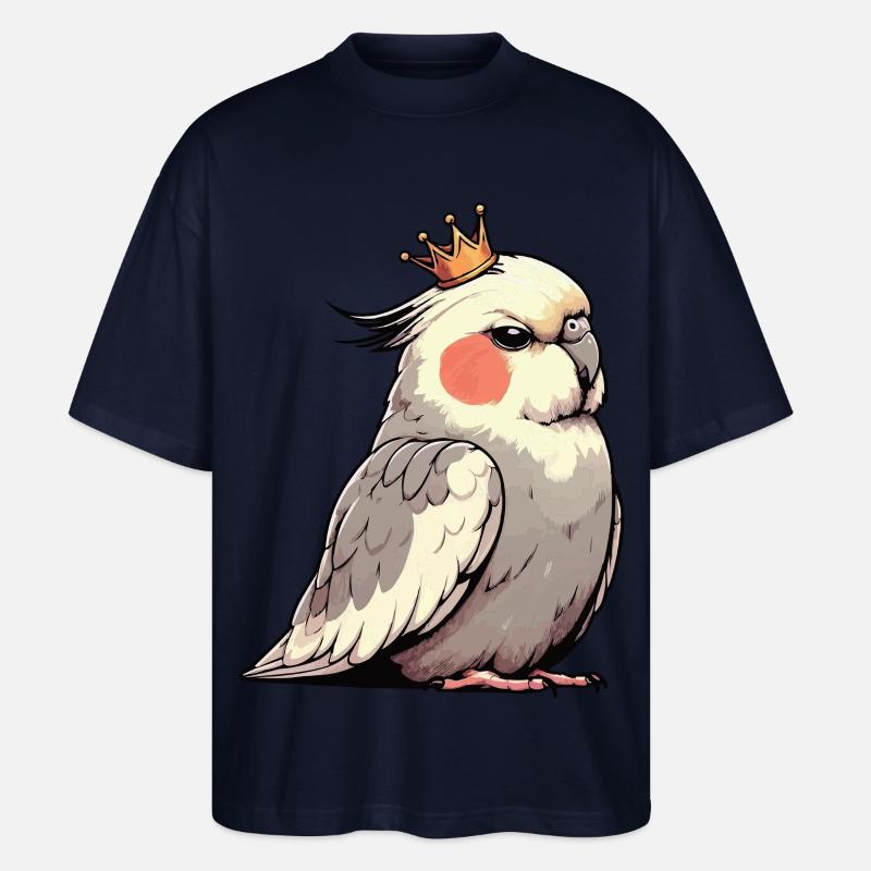 Calopsitte Calopsitte Calopsitte Oiseau calopsitte - T-shirt bio Blaster 2.0 coupe oversize Stanley/Stella Unisexe - marine