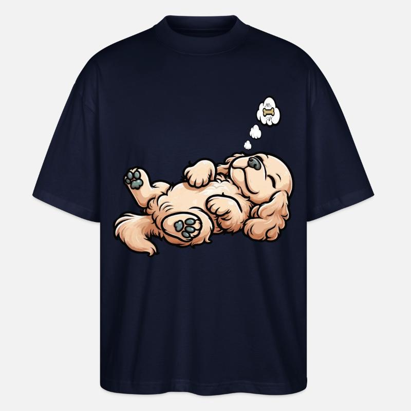 Cocker Spaniel Cockerhund Cocker Spaniel Besitzer - Stanley/Stella Oversized Unisex Bio T-Shirt Blaster 2.0 - Navy