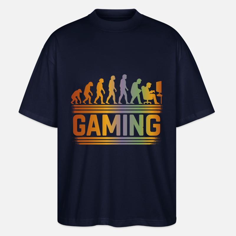 Evolution Gaming - T-shirt bio Blaster 2.0 coupe oversize Stanley/Stella Unisexe - marine
