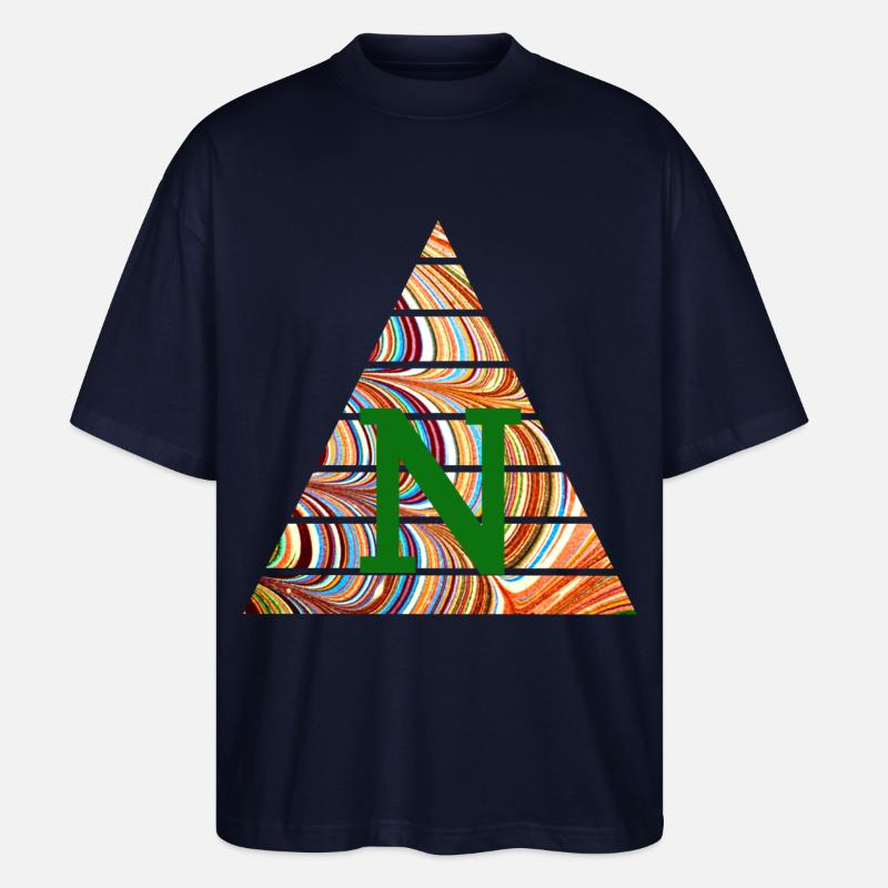 dreieck e 56 n - Stanley/Stella Oversized Unisex Bio T-Shirt Blaster 2.0 - Navy