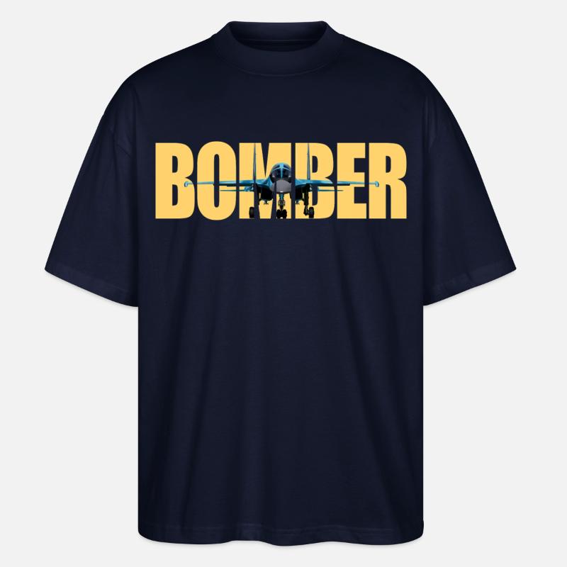 Bomber Su-34 - Stanley/Stella Oversized Unisex Bio T-Shirt Blaster 2.0 - Navy