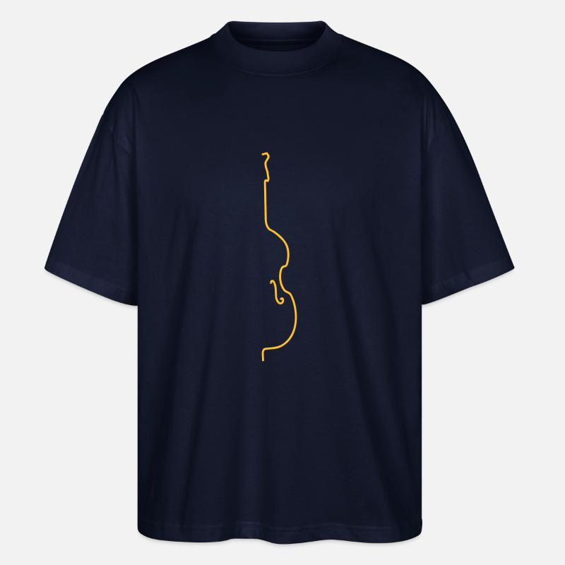 kontra_halb - Stanley/Stella Oversized Unisex Bio T-Shirt Blaster 2.0 - Navy