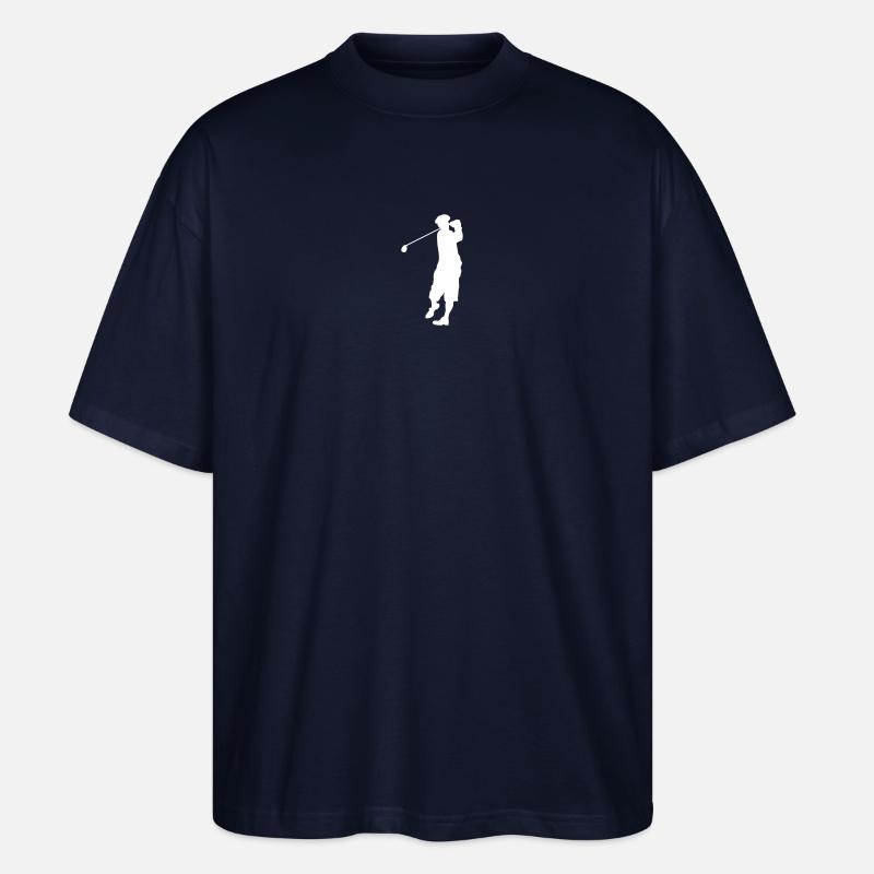 Golf Silhouette - Stanley/Stella Oversized Unisex Bio T-Shirt Blaster 2.0 - Navy