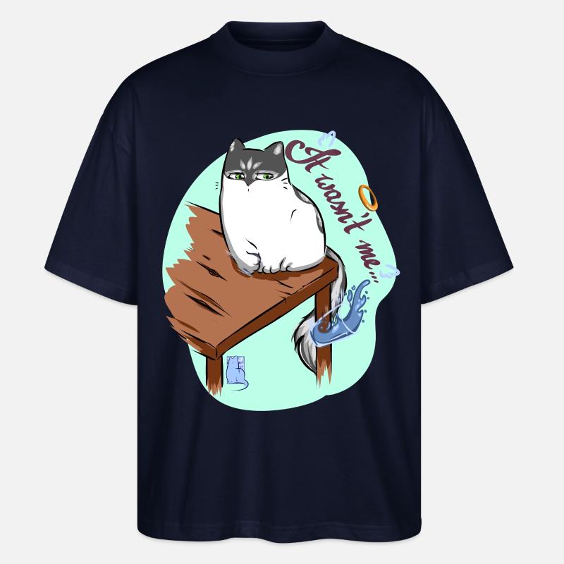 It wasn't me - Stanley/Stella Oversized Unisex Bio T-Shirt Blaster 2.0 - Navy