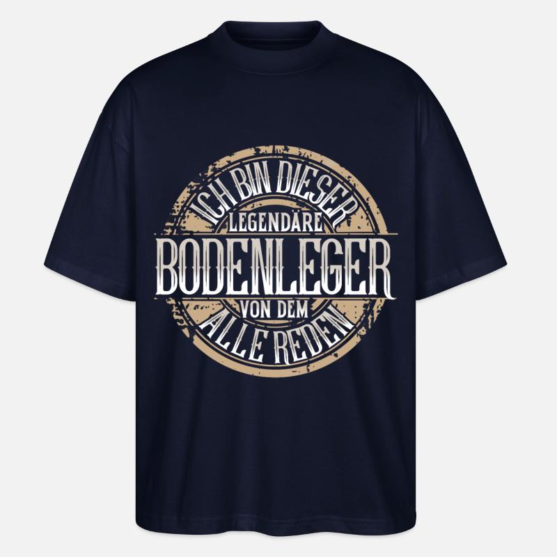 Bodenleger - Stanley/Stella Oversized Unisex Bio T-Shirt Blaster 2.0 - Navy