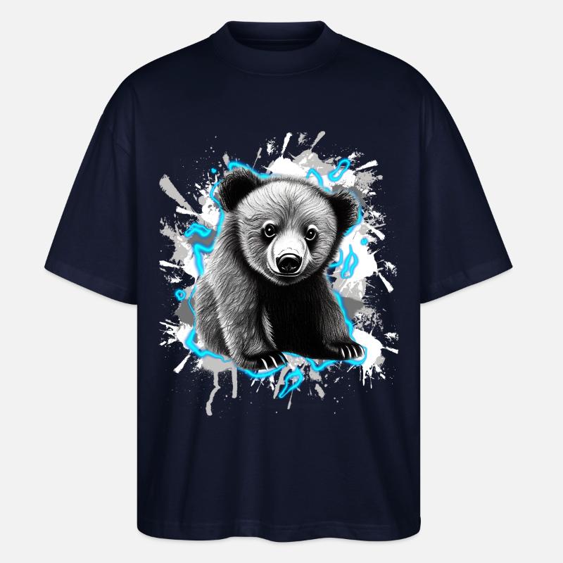 Bär - Stanley/Stella Oversized Unisex Bio T-Shirt Blaster 2.0 - Navy