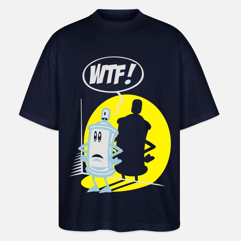 WTF sprühen flex - Stanley/Stella Oversized Unisex Bio T-Shirt Blaster 2.0 - Navy