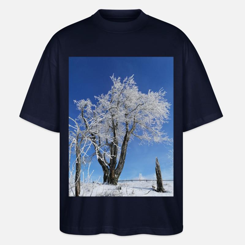 Eisige Kälte - Stanley/Stella Oversized Unisex Bio T-Shirt Blaster 2.0 - Navy
