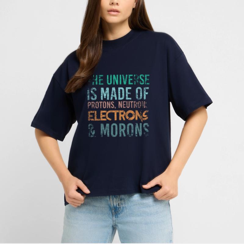 Physics student physicist physics science science Stanley/Stella Oversized Unisex Organic T-shirt Blaster 2.0