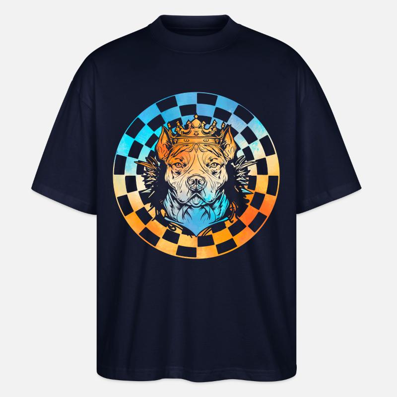 Pitbull - Stanley/Stella Oversized Unisex Bio T-Shirt Blaster 2.0 - Navy