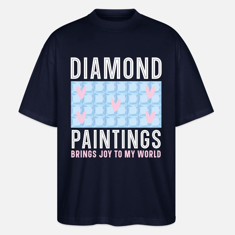 Diamond Painting Tools Diamond Painter - Stanley/Stella Oversized Unisex Organic T-shirt Blaster 2.0 - navy