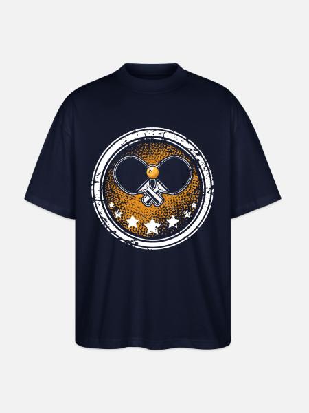Ping-pong - T-shirt bio Blaster 2.0 coupe oversize Stanley/Stella Unisexe - marine