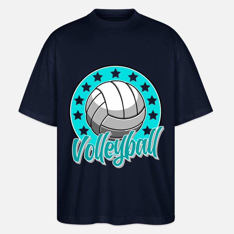 Volleyball - Stanley/Stella Oversized Unisex Bio T-Shirt Blaster 2.0 - Navy