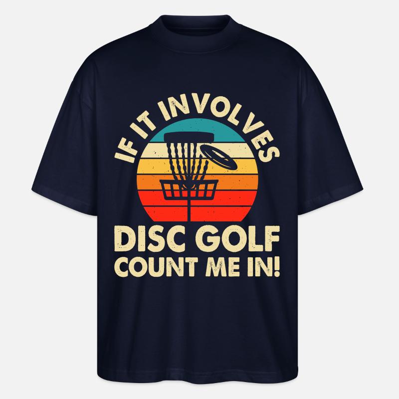Discgolf Disc Golf - Stanley/Stella Oversized Unisex Bio T-Shirt Blaster 2.0 - Navy