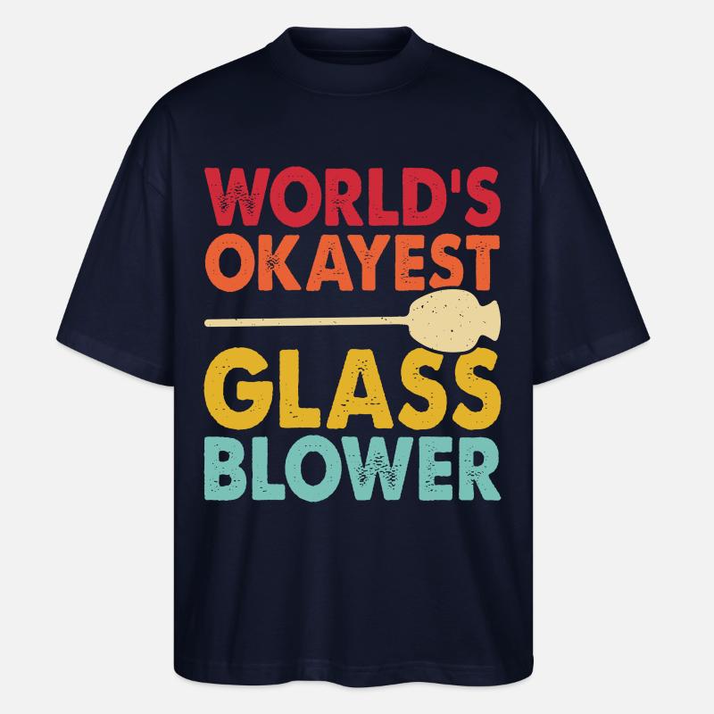 Souffleur - T-shirt bio Blaster 2.0 coupe oversize Stanley/Stella Unisexe - marine