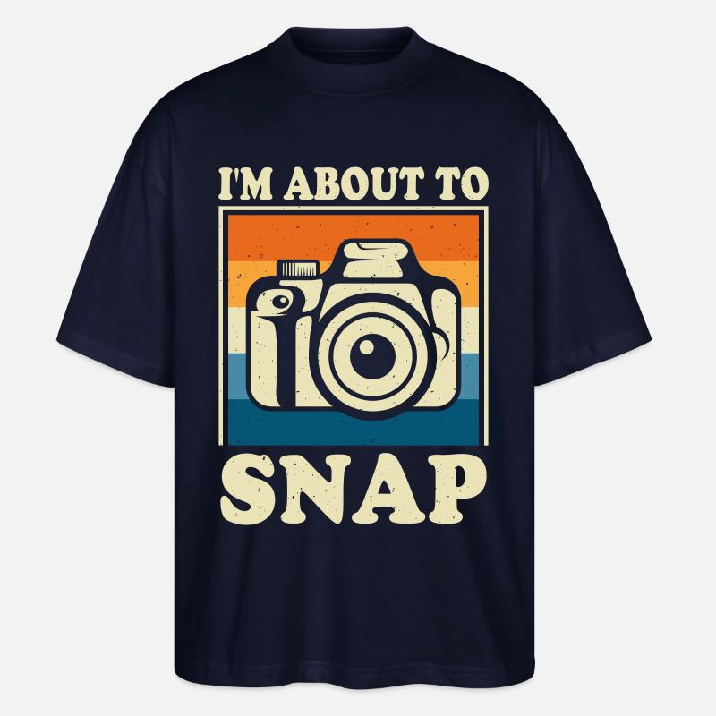 Fotograf - Stanley/Stella Oversized Unisex Bio T-Shirt Blaster 2.0 - Navy