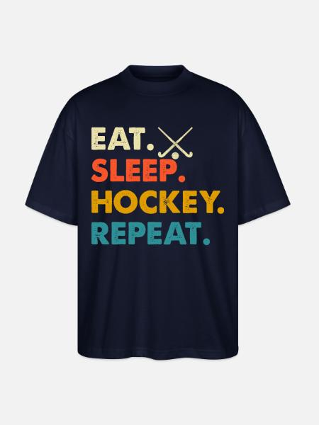 Hockey - Stanley/Stella Oversized Unisex Bio T-Shirt Blaster 2.0 - Navy