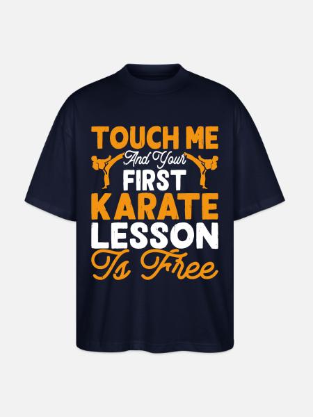Karate - Stanley/Stella Oversized Unisex Organic T-shirt Blaster 2.0 - navy