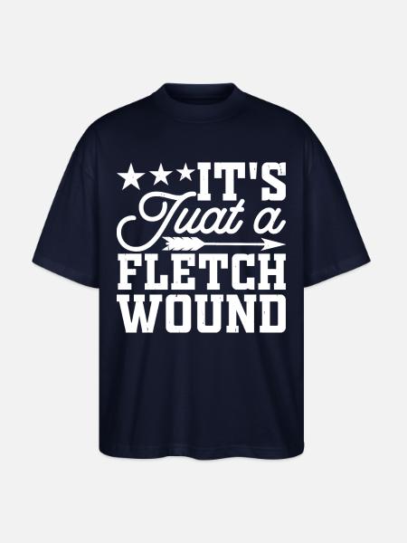 Archer Archery - Stanley/Stella Oversized Unisex Organic T-shirt Blaster 2.0 - navy