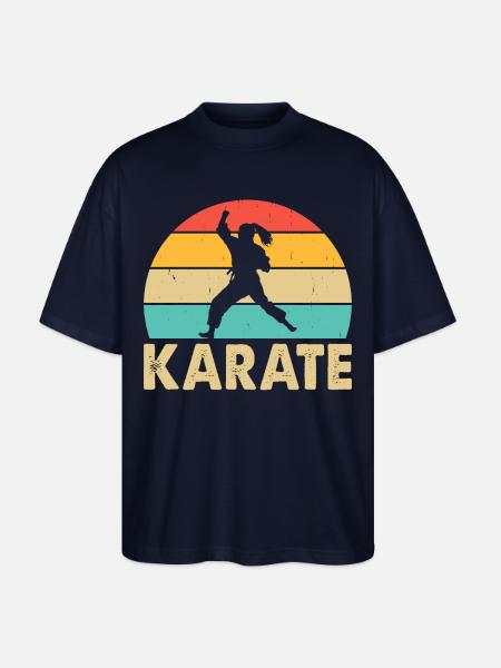 Karate - Stanley/Stella Oversized Unisex Organic T-shirt Blaster 2.0 - navy